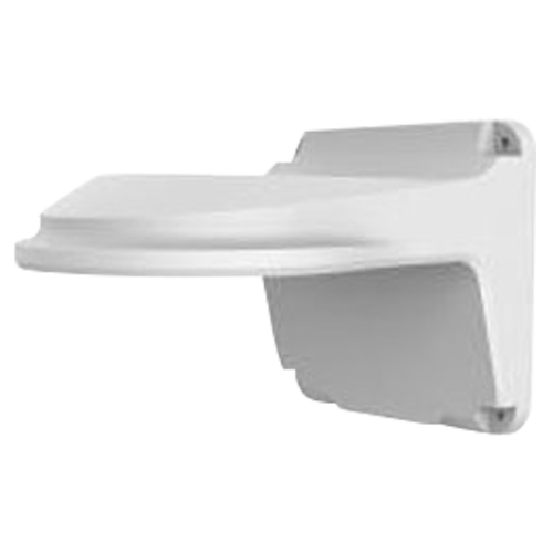 Support mural - Pour caméras dome - Adapté pour une utilisation extérieure - Couleur blanche - Passage de cable